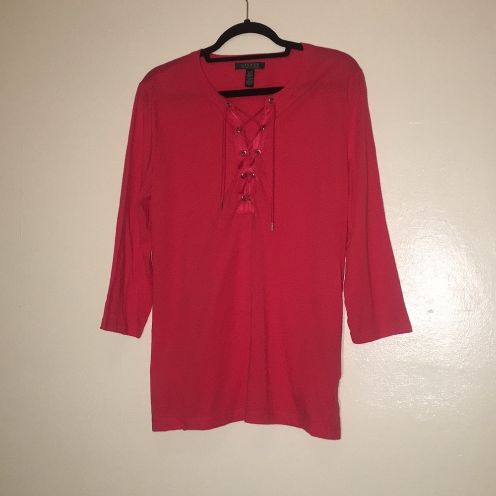 Shirt coral ralph lauren womens